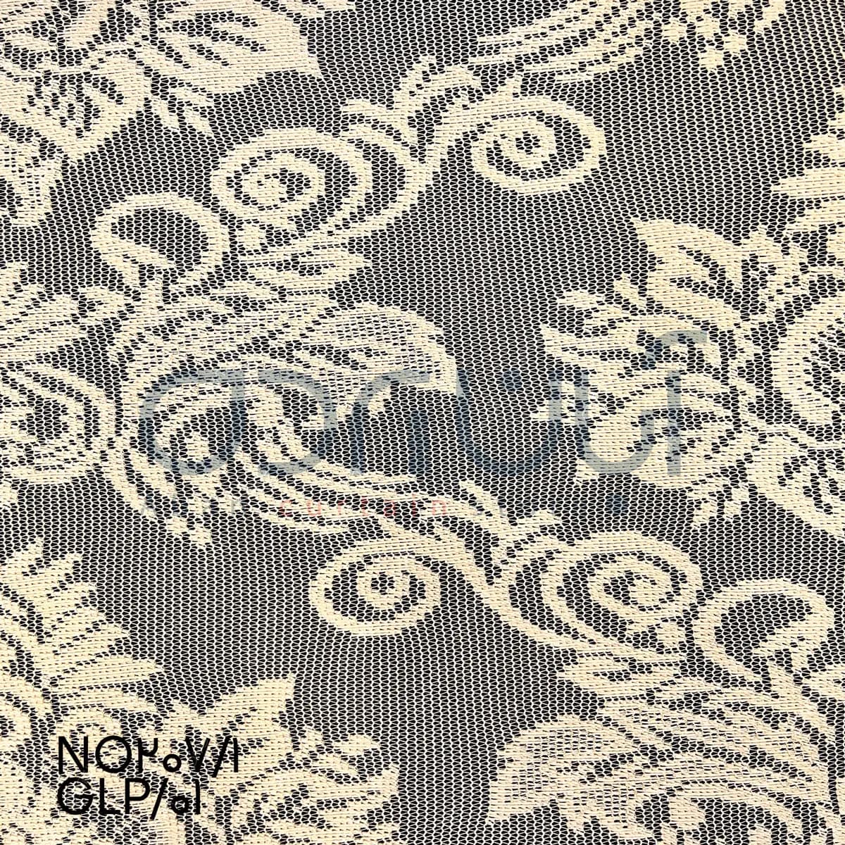 پرده دو مکانیزم طرح سنتی رنگ کرم تیره — تصویر ۳