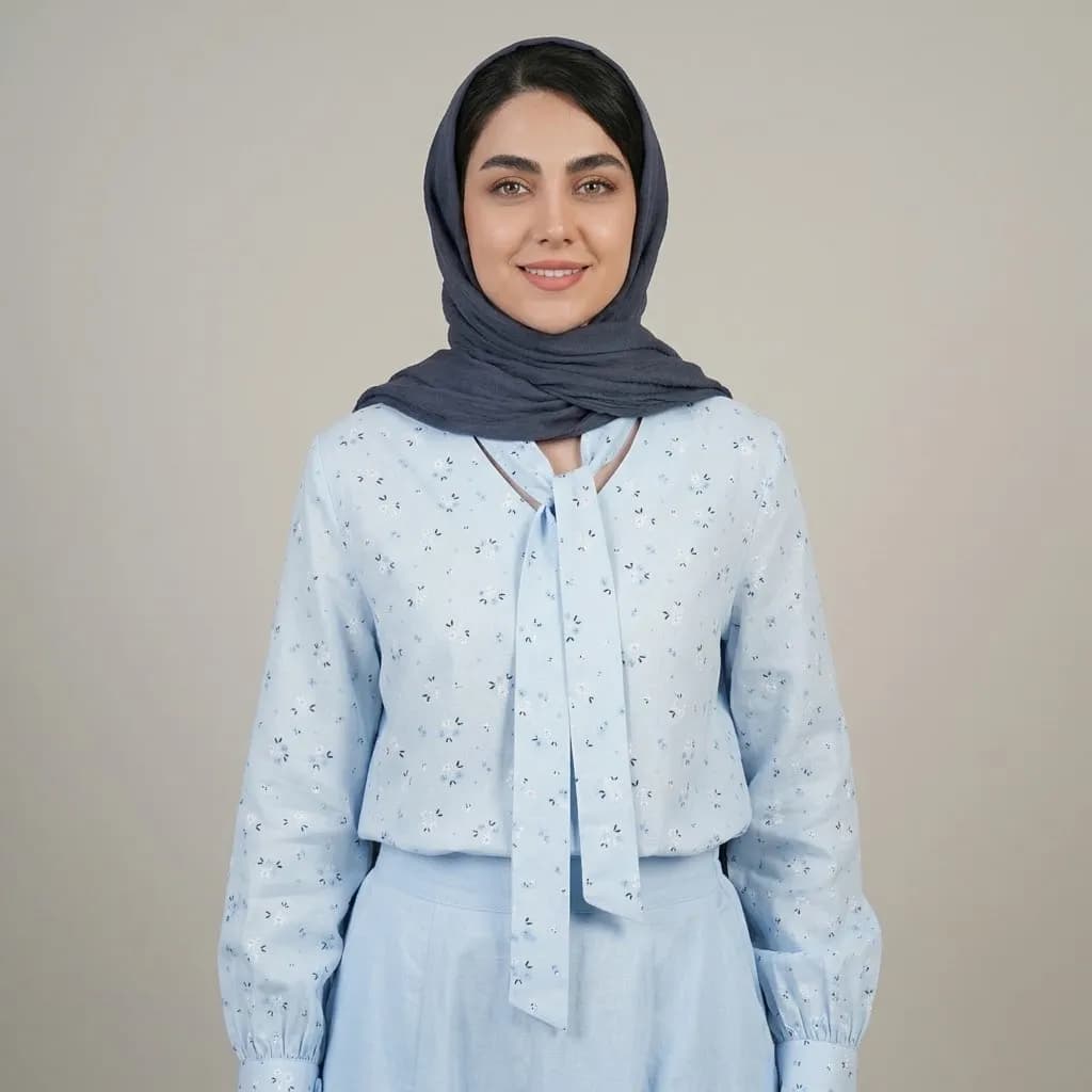 شومیز دامن گل گلی — تصویر ۴