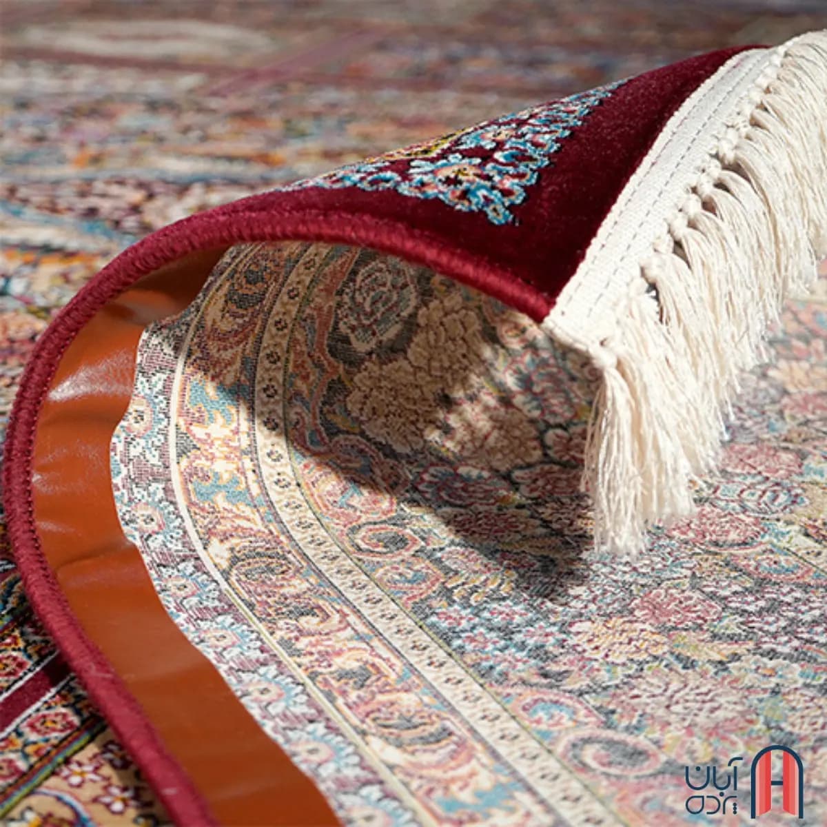 فرش کلکسیون کلاسیک کد R-125، رنگ لاکی چهارمتری — تصویر ۶