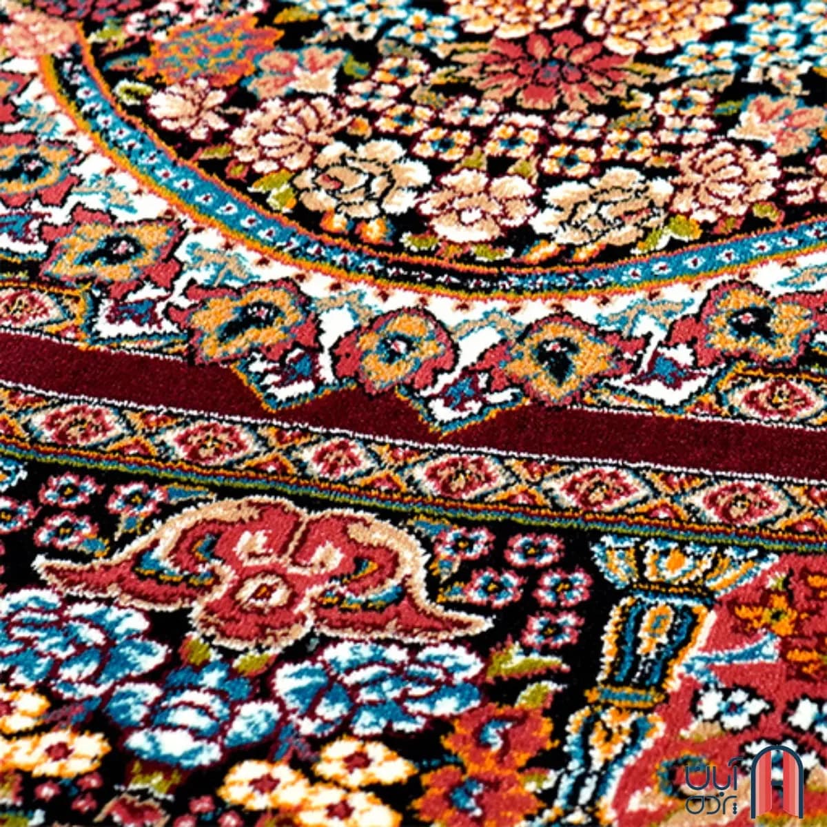 فرش کلکسیون کلاسیک کد R-125، رنگ لاکی چهارمتری — تصویر ۳