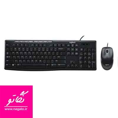 کیبوردوماوس لاجیتک MK 200 MEDIA