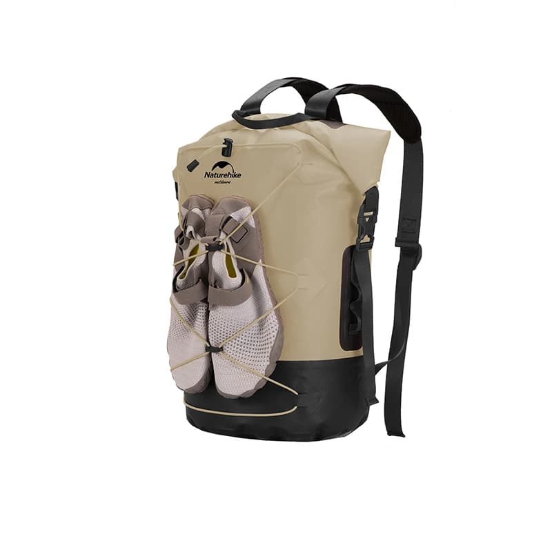 🎒 کوله‌پشتی ضدآب Naturehike NH21FSB04 ظرفیت 30 لیتر | IPX6 | زیتون‌کمپ