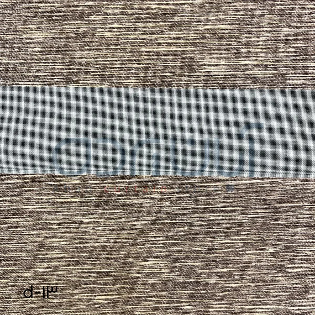 پرده زبرا 7 سانتی طرح چوب رنگ نسکافه ای تیره — تصویر ۳