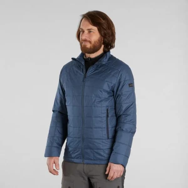 🧥 کاپشن عایق سبک زنانه Forclaz Trek 100 Padded Jacket – دیکتلون | زیتون کمپ — تصویر ۲