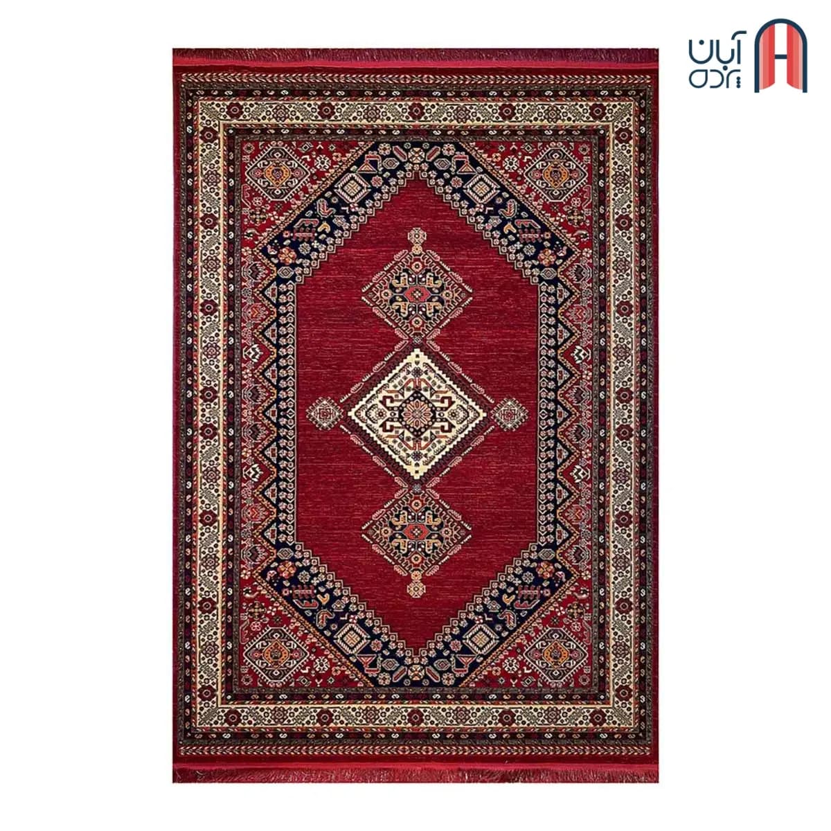 فرش کلکسیون خزان کد فرش 3-409، رنگ لاکی چهارمتری