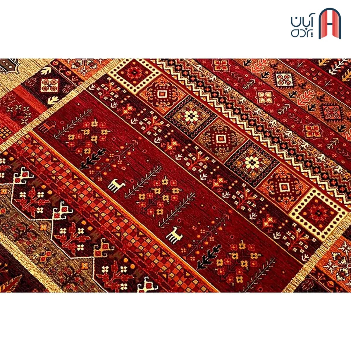 فرش کلکسیون خزان کد فرش 1-430، رنگ بژ چهارمتری — تصویر ۲