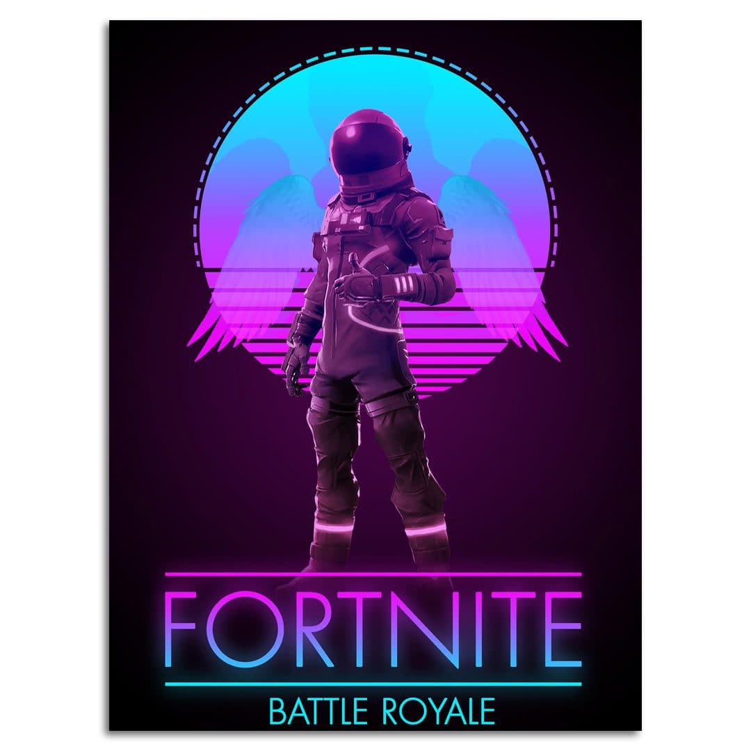 تابلو عکس اتاق گیمینگ با تم فورت نایت (عمودی) fortnite-052