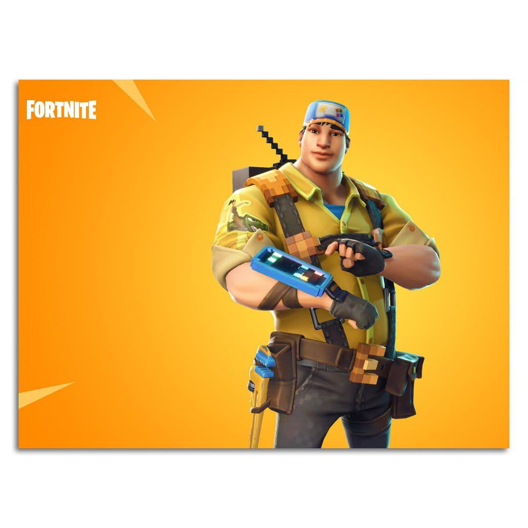 تابلو عکس اتاق گیمینگ با تم فورت نایت (افقی) fortnite-015