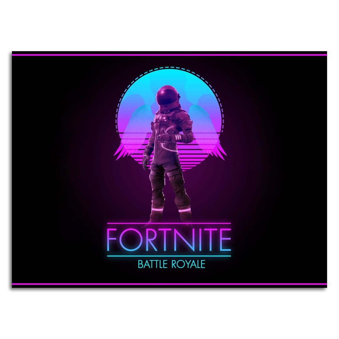 تابلو عکس اتاق گیمینگ با تم فورت نایت (افقی) fortnite-001