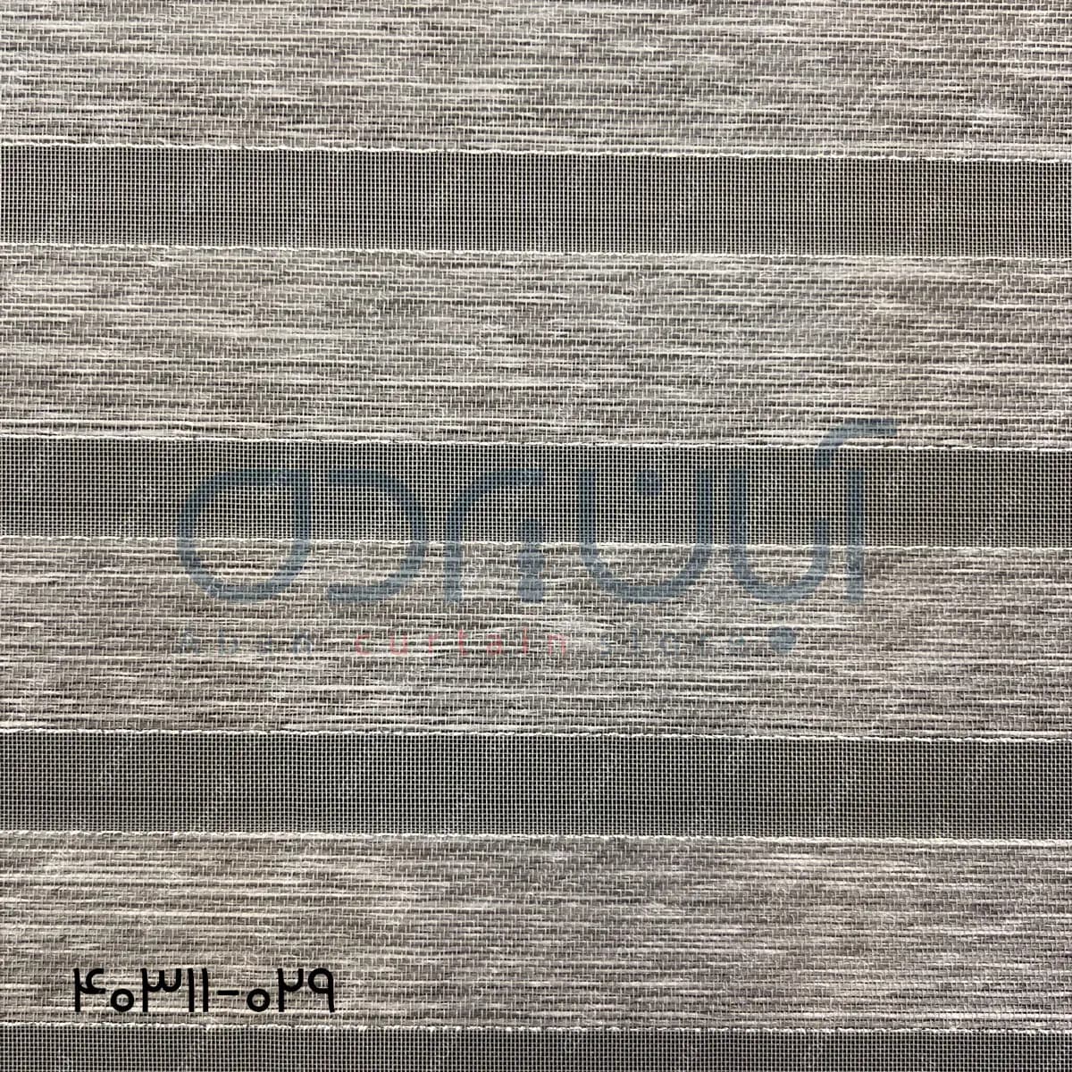 پرده زبرا یک سانتی رنگ طوسی — تصویر ۳