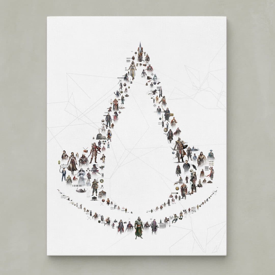 تابلو عکس اتاق گیمینگ با تم اساسینز کرید (عمودی) Assassin’s Creed-074 — تصویر ۳