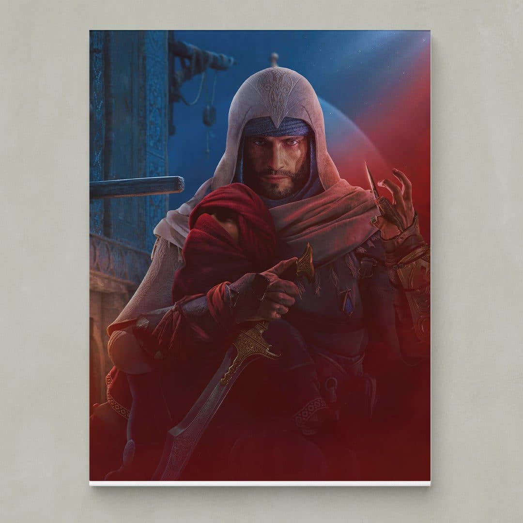 تابلو عکس اتاق گیمینگ با تم اساسینز کرید (عمودی) Assassin’s Creed-071 — تصویر ۳