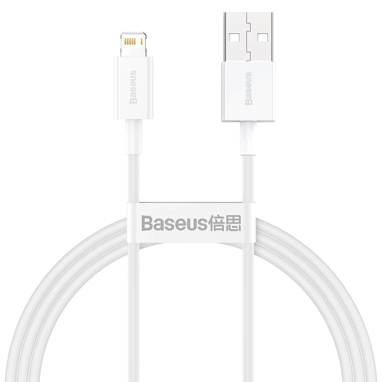 کابل تبدیل USB به لایتینیگ بیسوس مدل CALYS طول 1 متر توان 2.4 آمپر — تصویر ۶