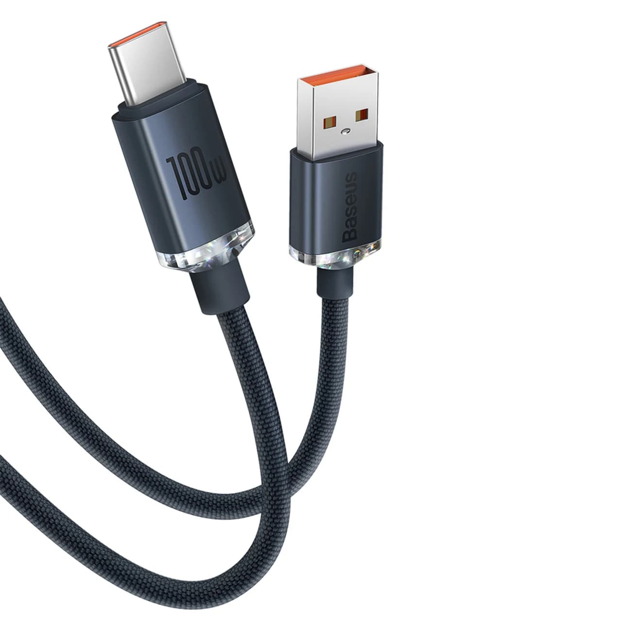 کابل تبدیل USB به تایپ سی بیسوس مدل CAJY000405 طول 1.2 متر توان 100 وات — تصویر ۲