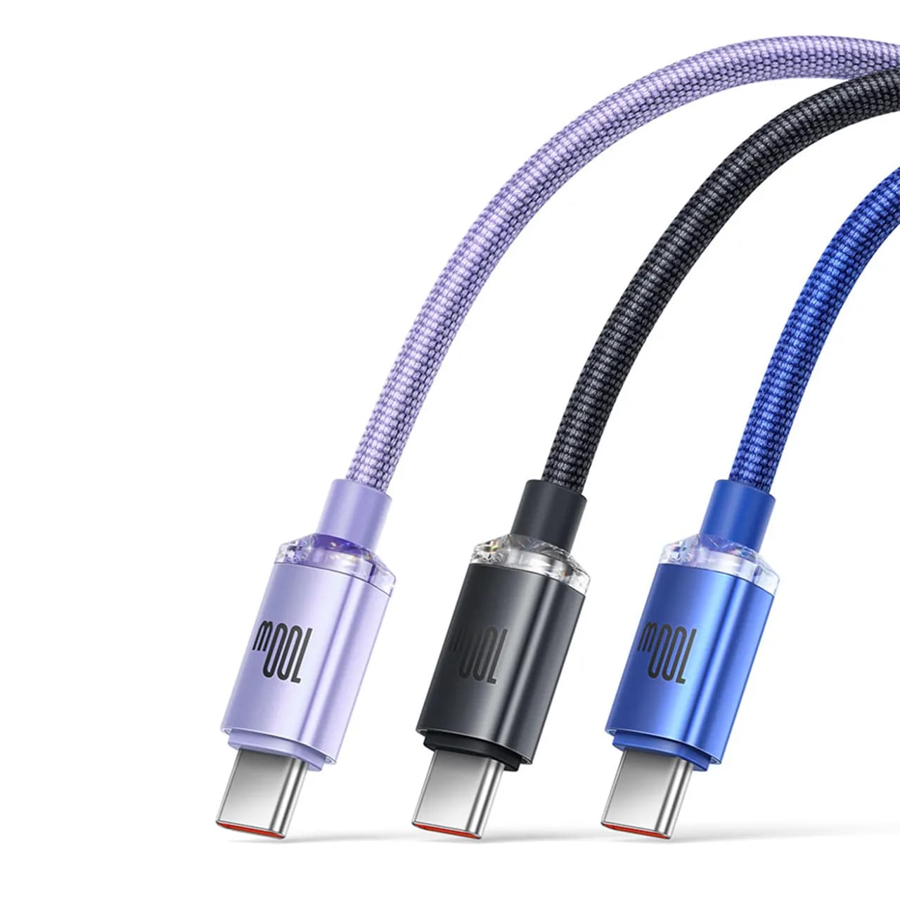 کابل تبدیل USB به تایپ سی بیسوس مدل CAJY000405 طول 1.2 متر توان 100 وات — تصویر ۳