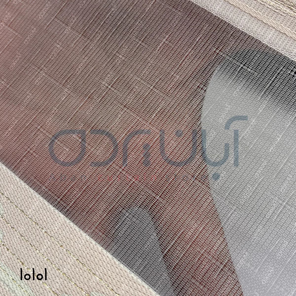 پرده زبرا طرح پتوس رنگ صورتی — تصویر ۴