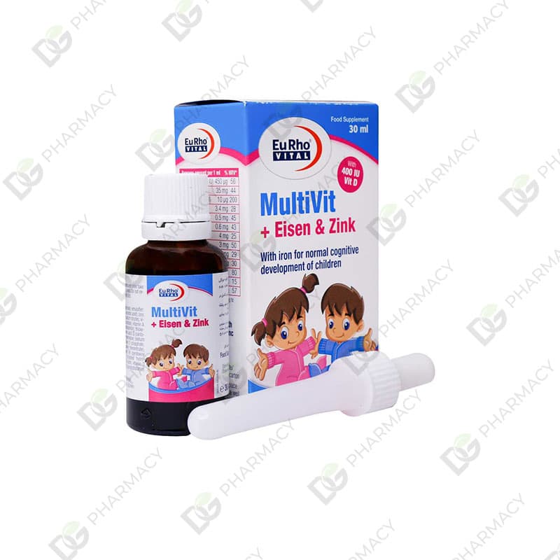 قطره مولتی ویت و آیزن و زینک