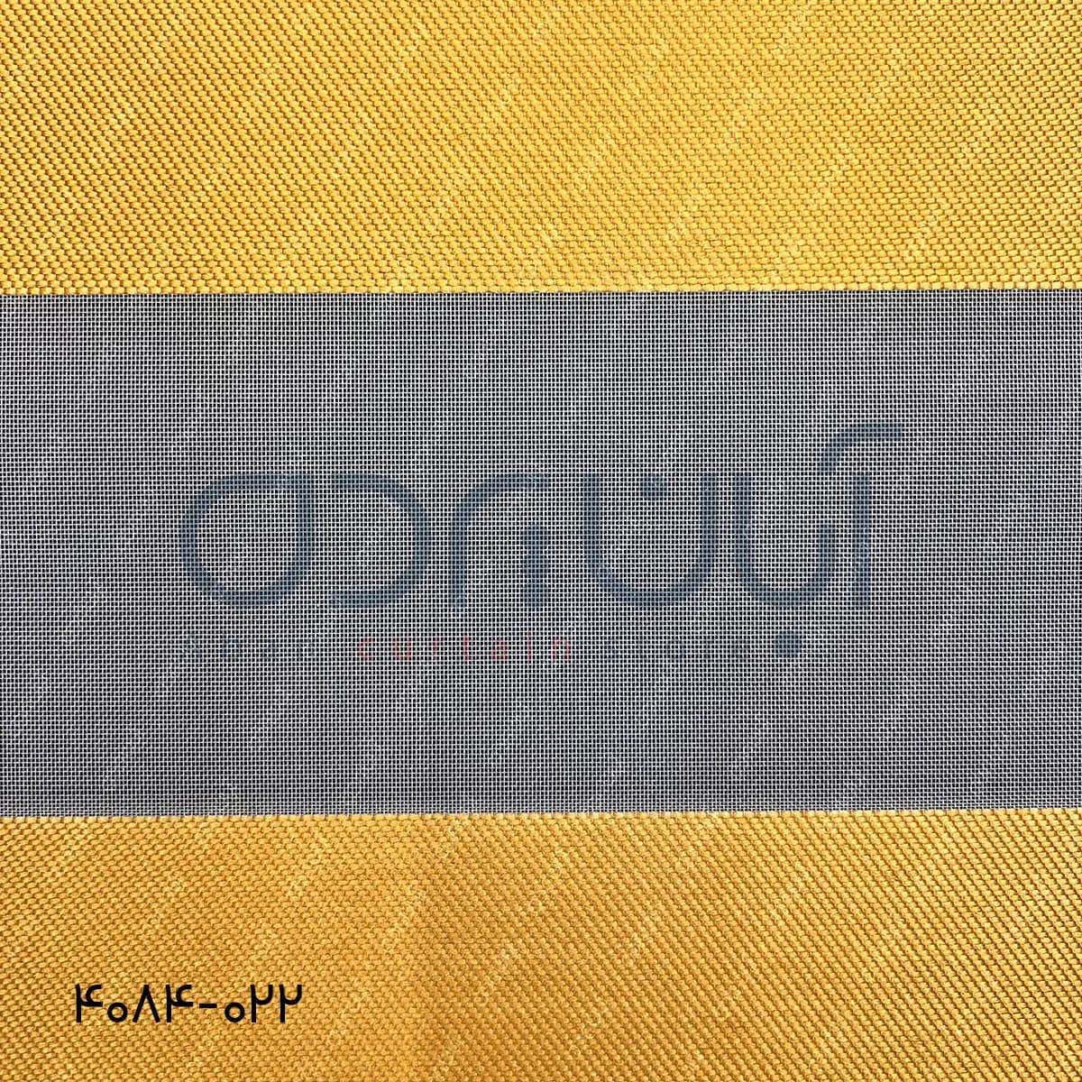 پرده زبرا ساده رنگ طلایی زرد — تصویر ۳