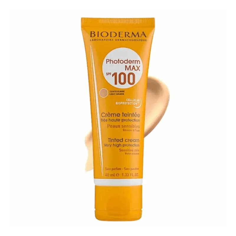کرم ضد آفتاب رنگی بایودرما فتودرم مکس SPF100 حجم 40 میلی لیتر — تصویر ۲