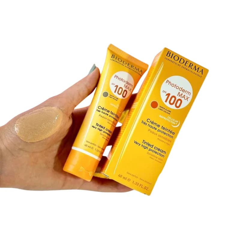 کرم ضد آفتاب رنگی بایودرما فتودرم مکس SPF100 حجم 40 میلی لیتر — تصویر ۴