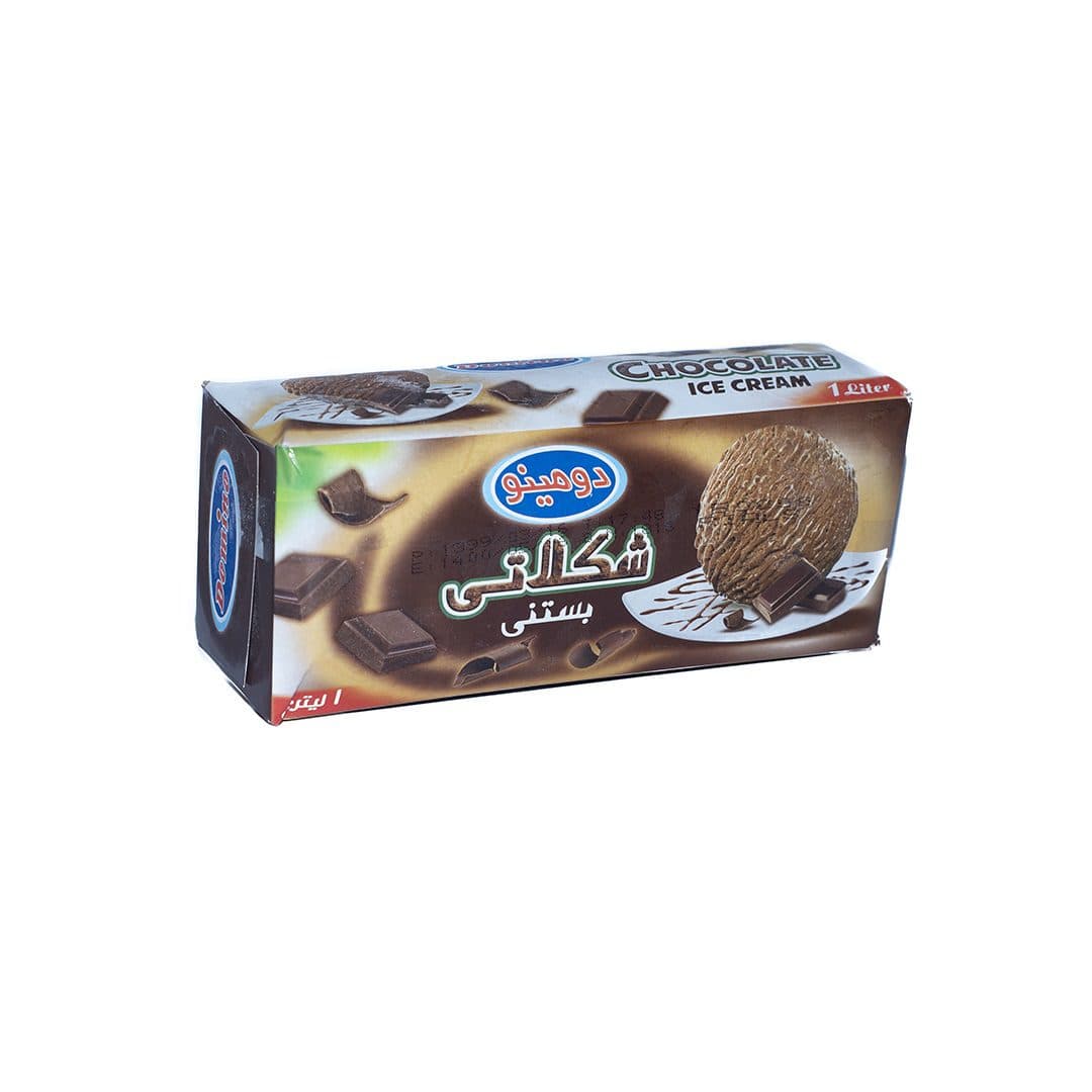 بستنی شکلاتی دومینو 1 لیتر