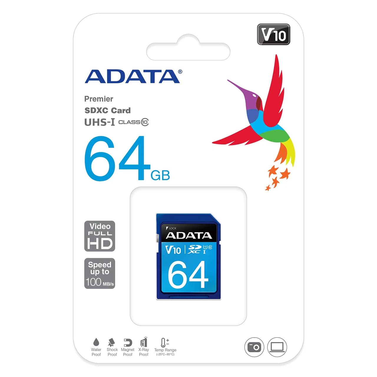 کارت حافظه SDXC ایدیتا مدل Premier UHS-I Class 10 ظرفیت 64 گیگابایت – 100MB/s — تصویر ۲