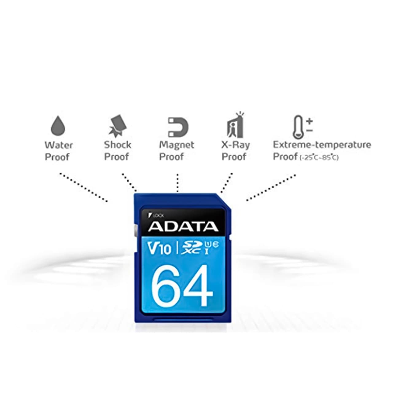 کارت حافظه SDXC ایدیتا مدل Premier UHS-I Class 10 ظرفیت 64 گیگابایت – 100MB/s — تصویر ۳