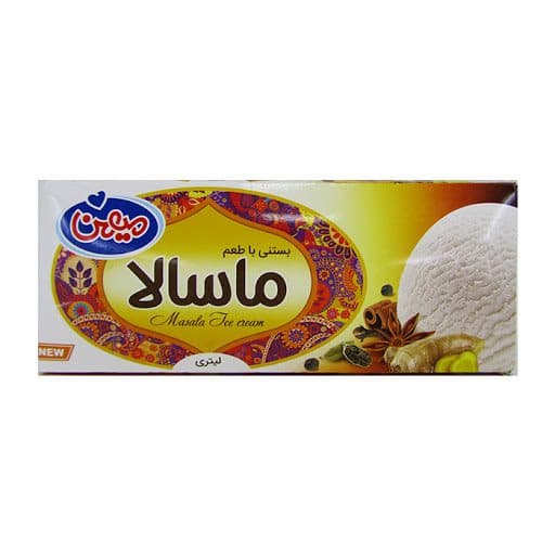 بستنی با طعم ماسالا میهن 1 لیتر
