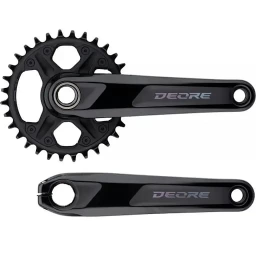 خرید طبق قامه Shimano DEORE FC-M6100-1 32T دوچرخه شیمانو دیور تک طبق 32 دندانه 12 سرعته بازو 175 میلیمتر / Shimano DEORE CRANK FC-M6100-1 Single Speed 32T 175mm / دوچرخه چند منظوره شهری کوهستان ا — تصویر ۵