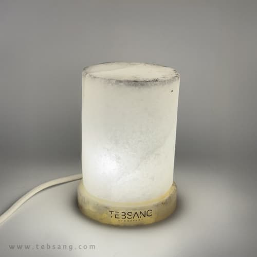 آباژور سنگ نمک طرح استوانه / کد ZC-1163