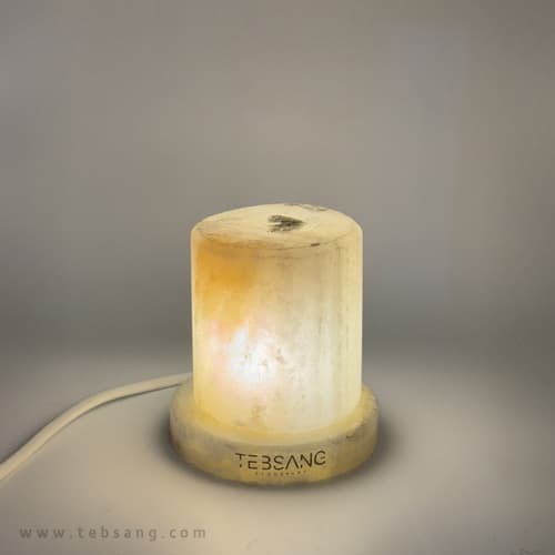 آباژور سنگ نمک طرح استوانه /کد ZC-1162