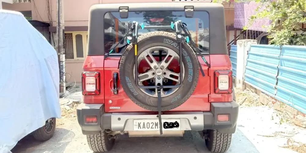 خرید باربند حمل دوچرخه برای ماشین روی زاپاس BNB RACK BC-8409-2PN جهت حمل دو عدد دوچرخه / BNB trunk bike rack bc-8409-2pn Taiwan / دوچرخه چند منظوره شهری کوهستان / اصل با ضمانت ©️ کمترین — تصویر ۲