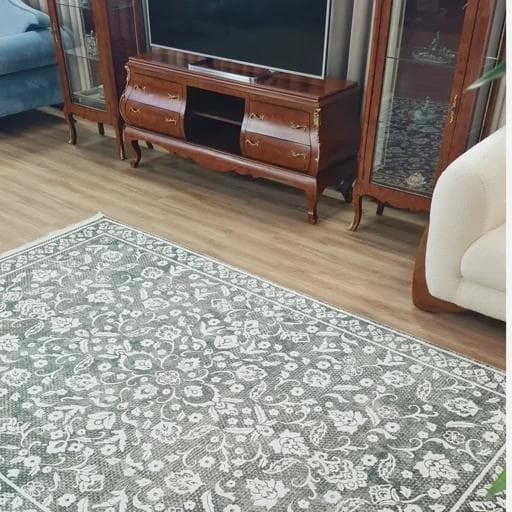 فرشینه مخمل هازان ترک طرح سیلورگل u487(پس کرایه) — تصویر ۶