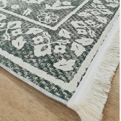 فرشینه مخمل هازان ترک طرح سیلورگل u487(پس کرایه) — تصویر ۵