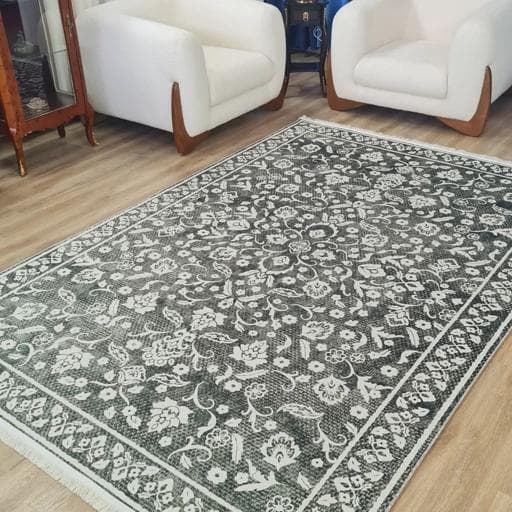 فرشینه مخمل هازان ترک طرح سیلورگل u487(پس کرایه) — تصویر ۴