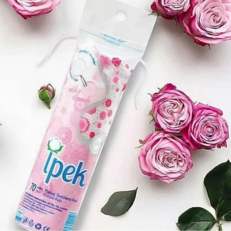 پد آرایش پاک کن پنبه ای ایپک Ipek بسته 70 عددی — تصویر ۲