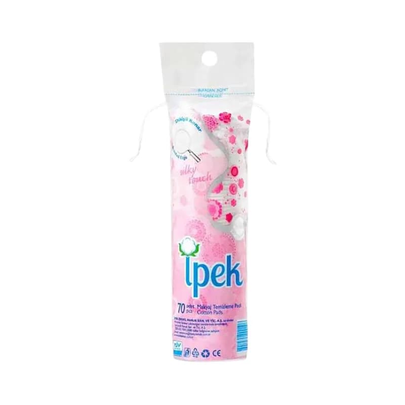 پد آرایش پاک کن پنبه ای ایپک Ipek بسته 70 عددی