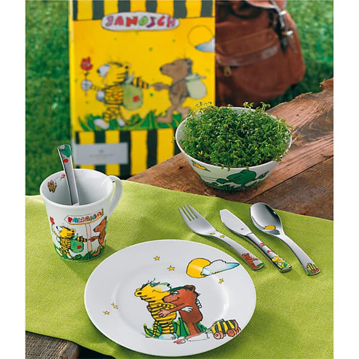 سرویس غذاخوری 6 پارچه کودک دبلیو ام اف طرح WMF Children’s cutlery JANOSCH — تصویر ۴