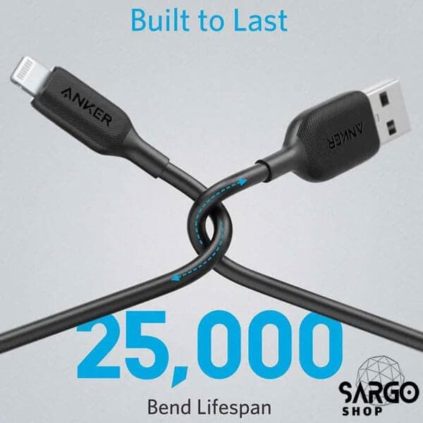 کابل تبدیل USB به لایتنینگ انکر مدل PowerLine III A8813 طول 1.8 متر — تصویر ۱۰