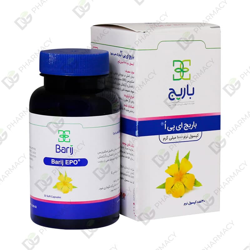 کپسول روغن گل مغربی ای پی اُ باریج — تصویر ۴