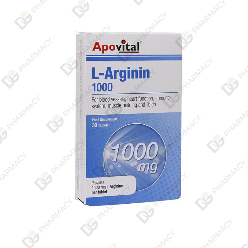 ال آرژینین 1000 میلی گرم آپوویتال