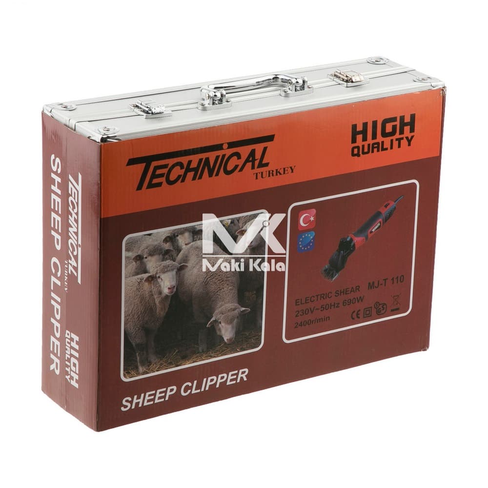 پشم چین برقی گوسفندی مدل MJT-110 تکنیکال — تصویر ۶