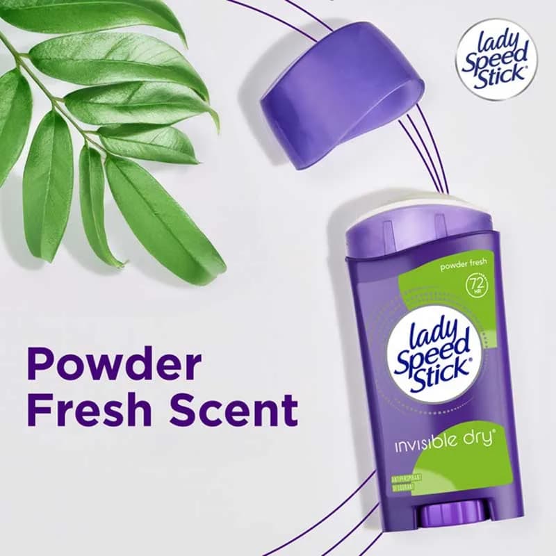 مام صابونی زنانه لیدی اسپید مدل Powder Fresh وزن 40 گرم — تصویر ۲