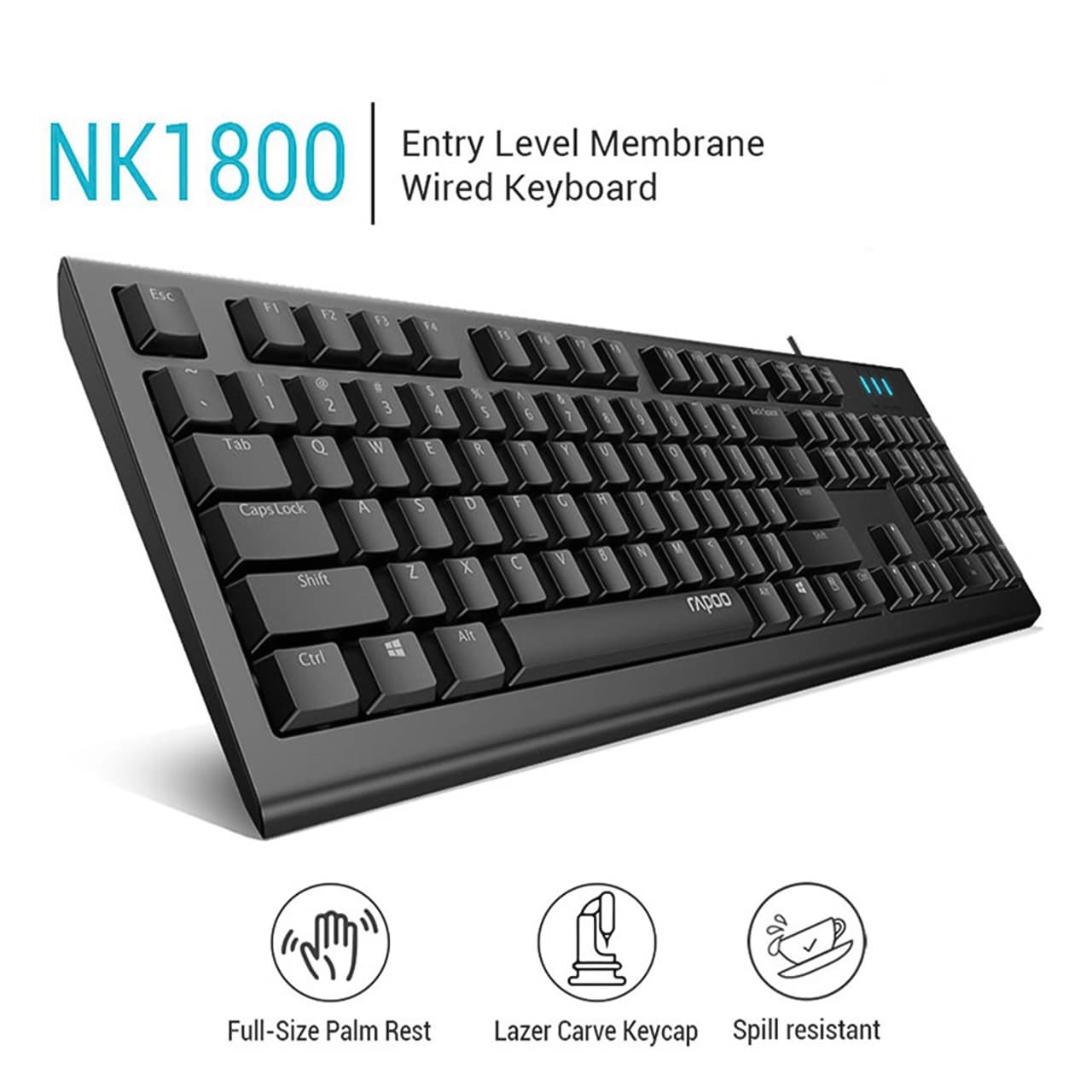 کیبورد باسیم رپو مدل NK1800 — تصویر ۴