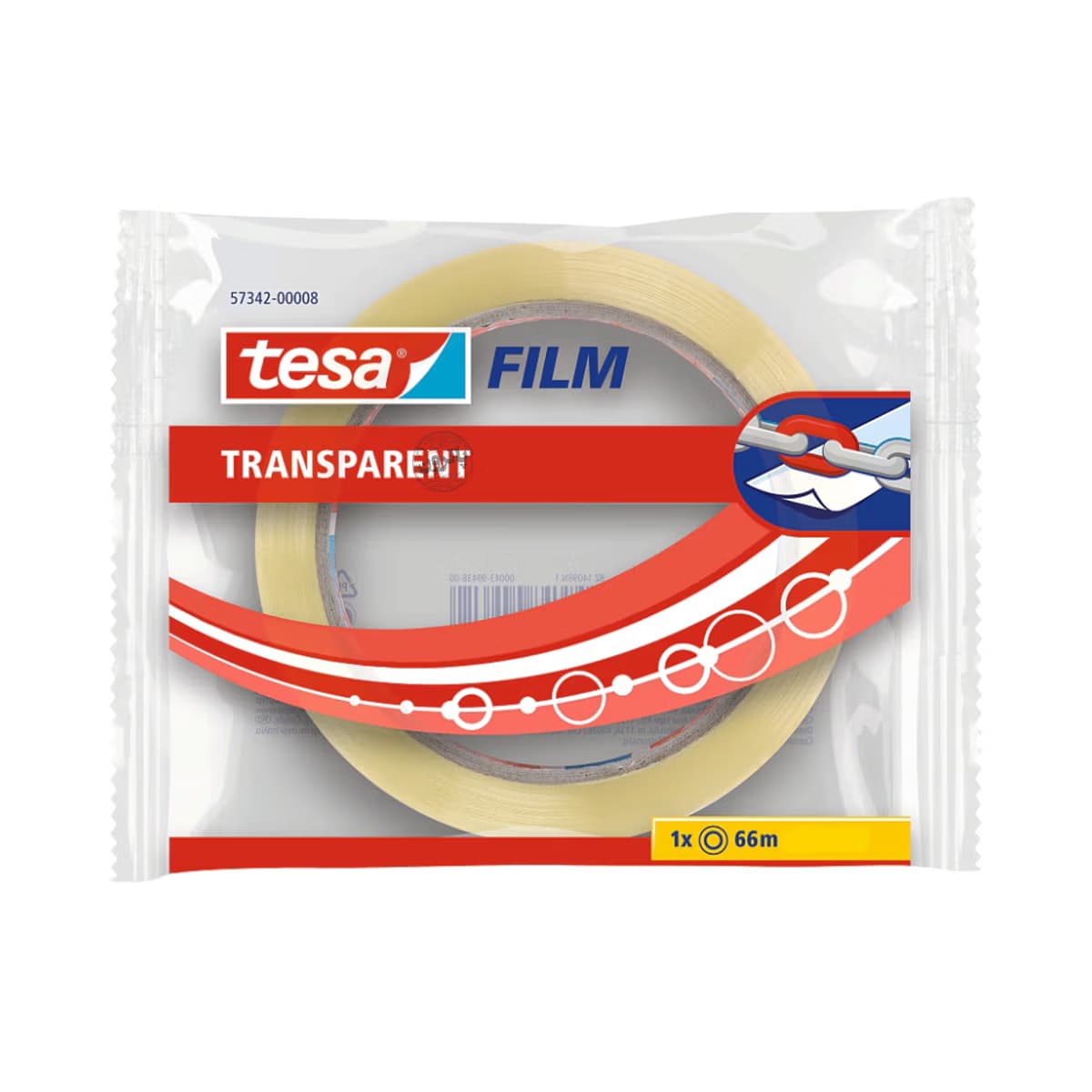 چسب نواری حلقه بزرگ تسا مدل Film transparent — تصویر ۲