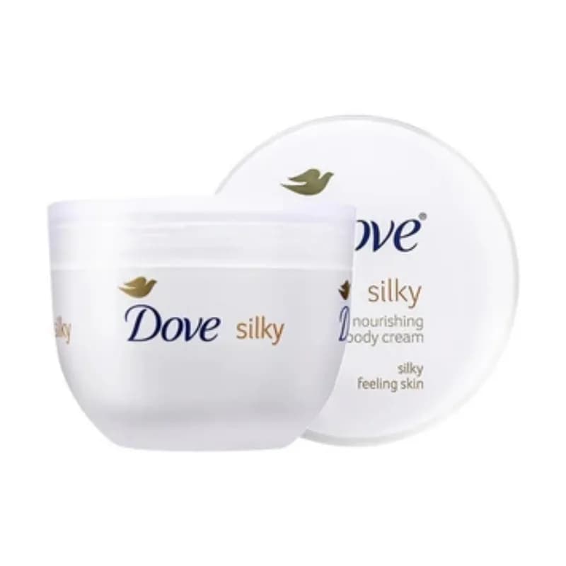 کرم مرطوب کننده کاسه ای داو مدل Silky حجم 300 میلی لیتر — تصویر ۳