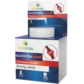 قرص تقویت کننده مفاصل سگ های نژاد بزرگ زوویتال مدل Glucovital Max تعداد ۷۵ عدد — تصویر ۳