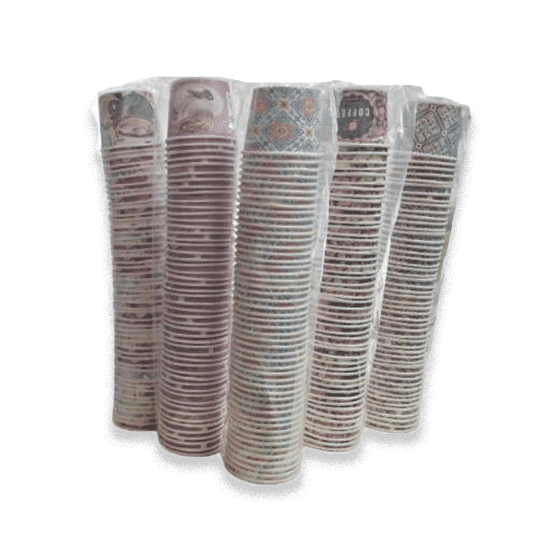 لیوان کاغذی 120 سی‌سی مات پارس پک بسته 50 عددی — تصویر ۲