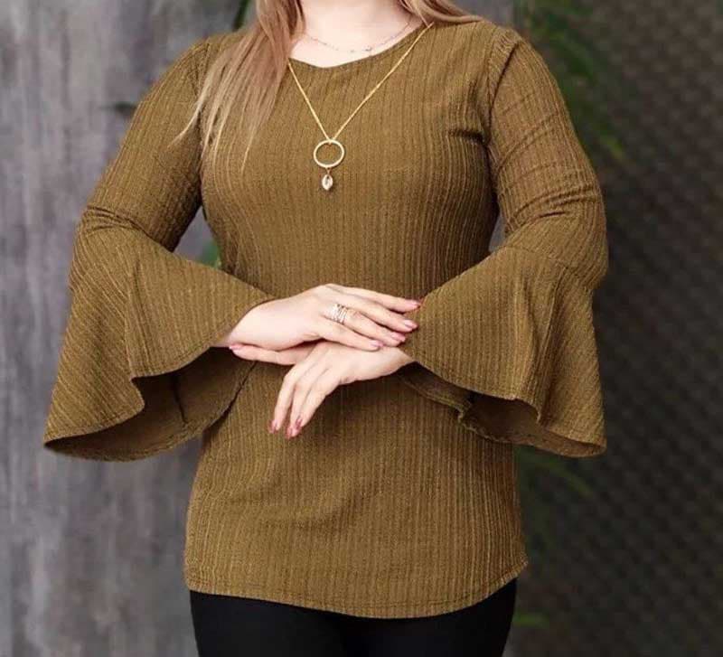 شومیز آستین کلوش کد84 — تصویر ۲