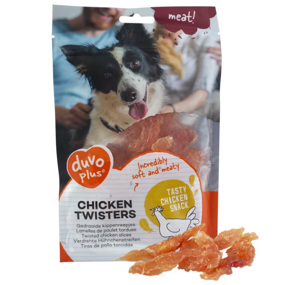 تشویقی سگ دووپلاس مدل Chicken Twisters طعم مرغ وزن ۸۰ گرم — تصویر ۲